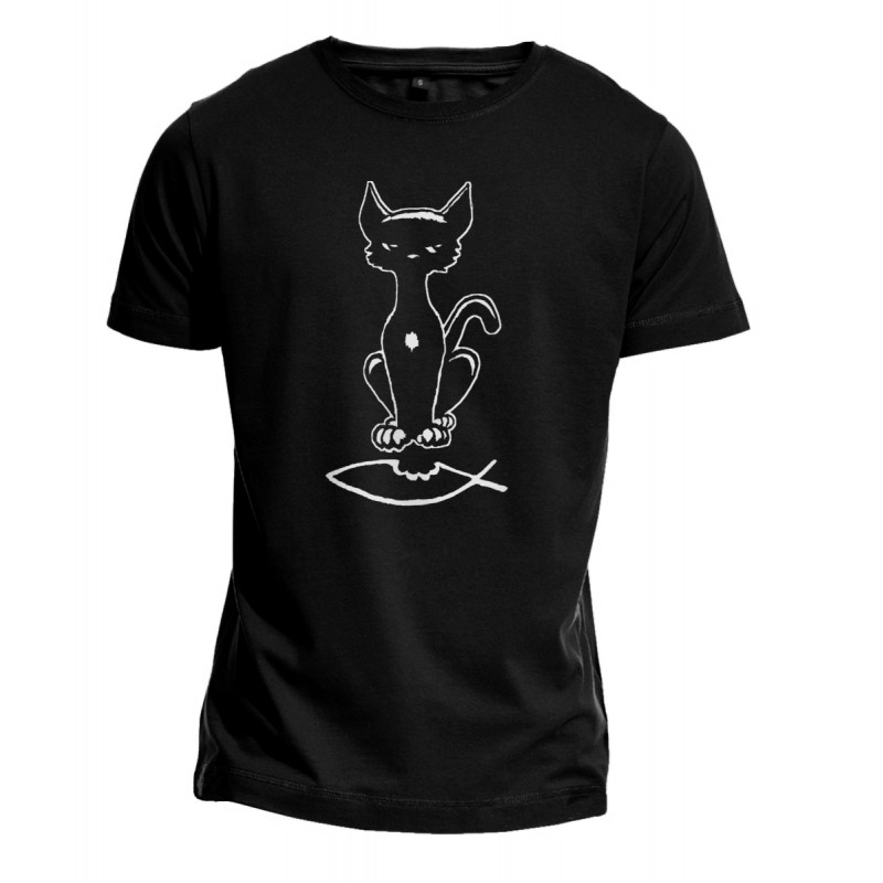T-Shirt - Antichrist Cat