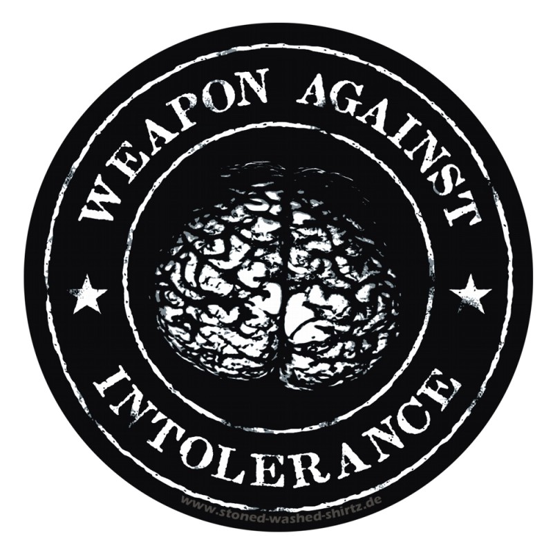 Sticker - Weapon Against Intolerance