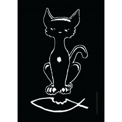 Sticker - Antichrist Cat