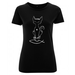 Ladyshirt - Antichrist Cat -