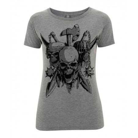 Ladyshirt - Skulls and Arms - Front