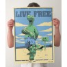 Poster - Live Free