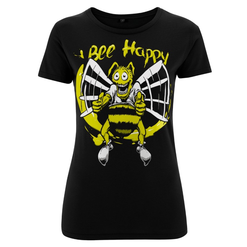 Ladyshirt - Bee Happy