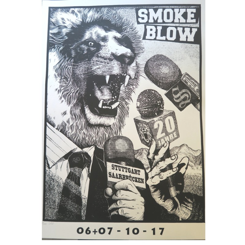 Gigposter - SMOKE BLOW